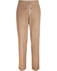 Colombo - Cashmere-Silk Drawstring Trousers - Lyst