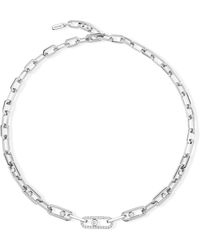 Messika - Move Link And Diamond Necklace - Lyst