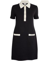 Moncler - Polo Shirt Mini Dress - Lyst