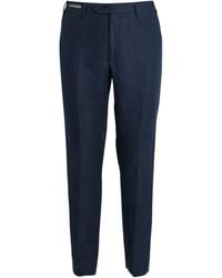 Corneliani - Linen Twill Suit Trousers - Lyst