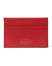 Smythson - Panama Leather Card Holder - Lyst