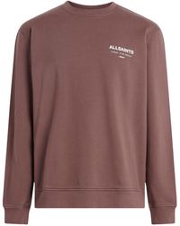 AllSaints - Cotton Underground Sweatshirt - Lyst