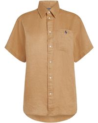 Polo Ralph Lauren - Linen Sport Short-Sleeve Shirt - Lyst