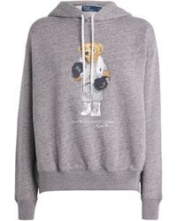 Polo Ralph Lauren - Cotton-Blend Polo Bear Hoodie - Lyst