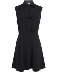 Claudie Pierlot - Tie-Front Mini Dress - Lyst