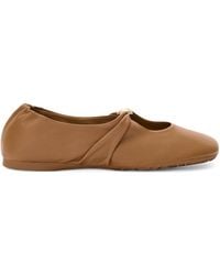 Loewe - Nappa Leather Pebble Soft Ballet Flats - Lyst