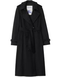 Burberry - Cashmere Long Kensington Heritage Trench Coat - Lyst