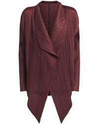 Pleats Please Issey Miyake - January Monthly Colours Cardigan - Lyst