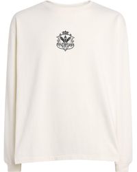 Rhude - Cotton Long-Sleeve Crest T-Shirt - Lyst