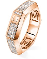 Messika - Moderniste And Diamond Medium Pavé Ring - Lyst