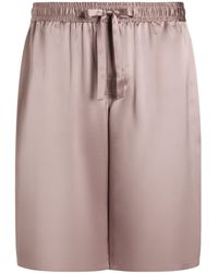 Dolce & Gabbana - Silk Pyjama Shorts - Lyst