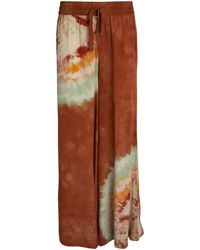 Hayley Menzies - Silk Tie-dye Wide-leg Trousers - Lyst
