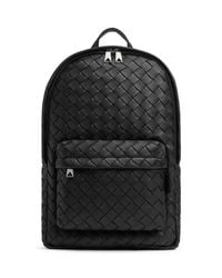 Bottega Veneta - Calfskin Intrecciato Backpack - Lyst