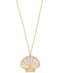 L'Atelier Nawbar - Diamond And Mother-Of-Pearl Shell N*93 Necklace - Lyst