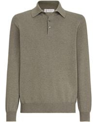 Brunello Cucinelli - Cashmere Polo Sweater - Lyst