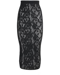 Wolford - Infinite Rose Net Skirt - Lyst