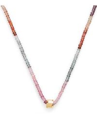 Suzanne Kalan - And Tourmaline Infinite Beaded Necklace - Lyst
