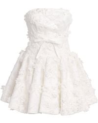 Maje - Embellished Floral Mini Dress - Lyst