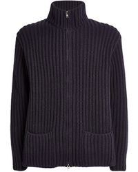 The Row - Cashmere Malen Zip-front Cardigan - Lyst