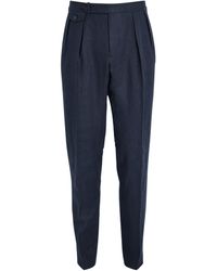Polo Ralph Lauren - Linen Tailored Trousers - Lyst