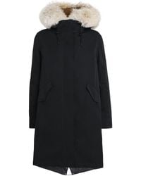 Yves Salomon - Fox-Rabbit Blended-Cotton Parka - Lyst