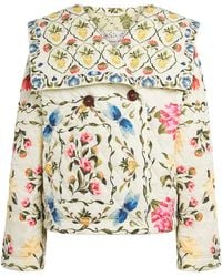 Barbour - X Farm Rio Quilted Floral Jacket - Lyst