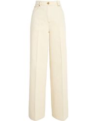 Agnona - Cotton-Cashmere Straight Jeans - Lyst