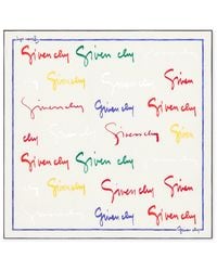 Givenchy - Small Silk Signature Scarf - Lyst