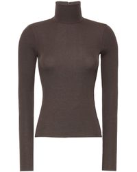 Max Mara - Virgin Wool High-Neck Sweater - Lyst