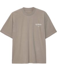 AllSaints - Underground Print T-Shirt - Lyst