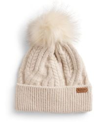 Barbour - Pom-Pom Elsdon Beanie - Lyst