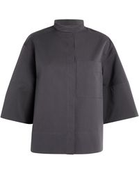 Jil Sander - Cotton-silk Oversized Shirt - Lyst