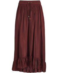 Zimmermann - Silk Aster Maxi Skirt - Lyst