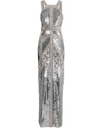 Pamella Roland - Embellished Halterneck Gown - Lyst