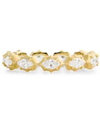 Jade Trau - Large And Diamond Alchemy Maverick Eternity Ring - Lyst