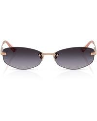 Jimmy Choo - Wire Oval Sunglasses - Lyst