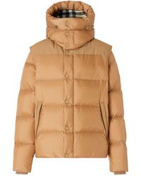 Burberry - Detachable-sleeve Puffer Jacket - Lyst