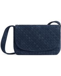 Bottega Veneta - Suede Veneto Messenger Bag - Lyst
