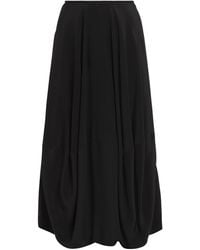 Lemaire - Silk Balloon Midi Skirt - Lyst