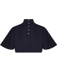 Alaïa - Cotton Jersey Crop Top - Lyst