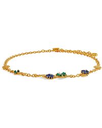 Zimmermann - Gold-plated Brass And Mixed Stone Bloom Necklace - Lyst