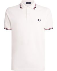 Fred Perry - Cotton Twin Tipped Polo Shirt - Lyst