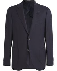 Lardini - Virgin Wool Blazer - Lyst