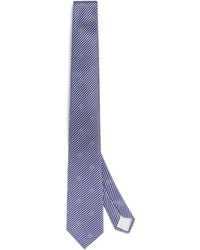 Giorgio Armani - Silk Stripe Jacquard Tie - Lyst