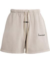 Fear Of God - Cotton Logo Sweat Shorts - Lyst