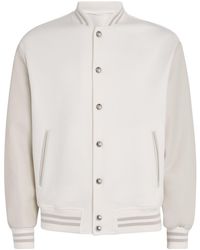 Eleventy - Cotton-Blend Jersey Bomber Jacket - Lyst