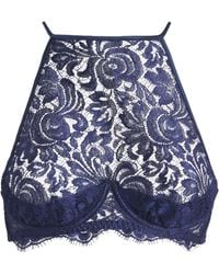 Coco De Mer - Lace Tamara High-Neck Balconette Bra - Lyst