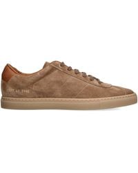 Common Projects - Suede Field Sneakers - Lyst