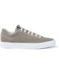 Brunello Cucinelli - Suede Low-Top Sneakers - Lyst