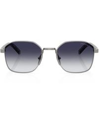 Prada - Metal Geometric Sunglasses - Lyst